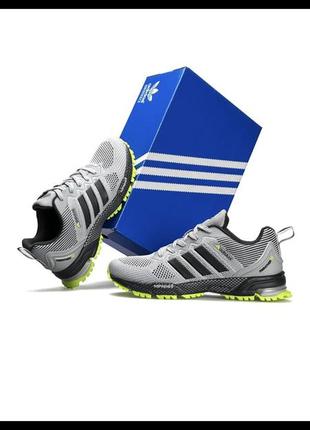 Чоловічі кросівки adidas marathon tr grey black green