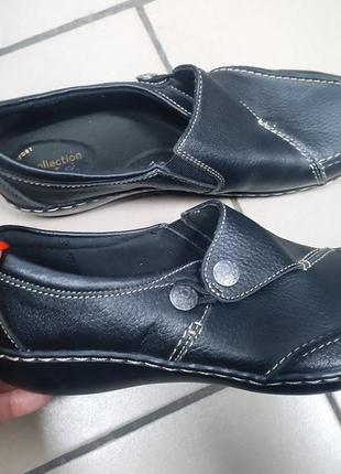 Шкіряні туфлі clarks р.40-41