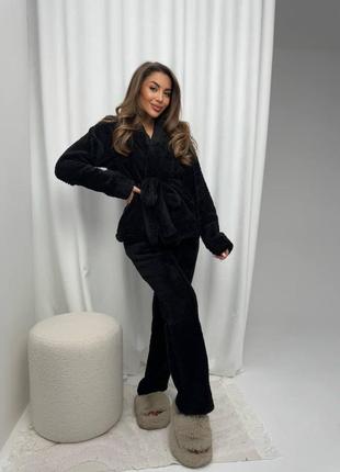 Теплый домашний костюм