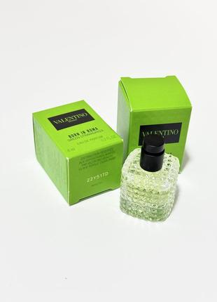 Миниатюра парфюма valentino born in roma donna green eau de parfum, 6ml