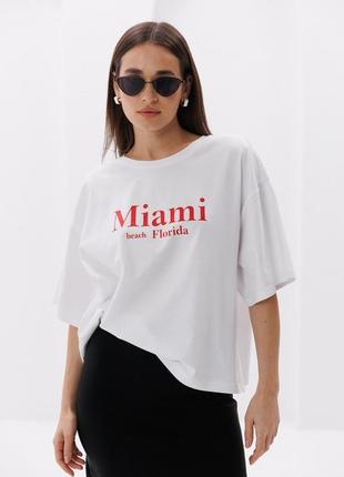 Футболка оверсайз miami