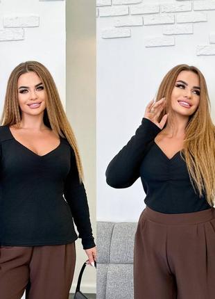 Стильний  тепленький лонгслів