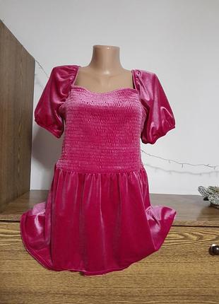 Блуза бархатная новая