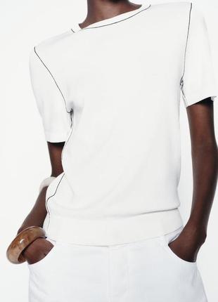 Топ трикотажний кофта zara