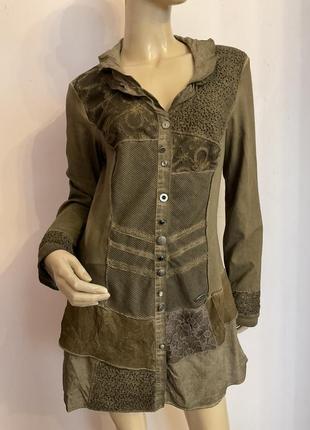 Подовжена блузка - кардиган/ l/ brend glenfield