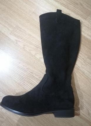 Нові весняні чоботи з екозамші