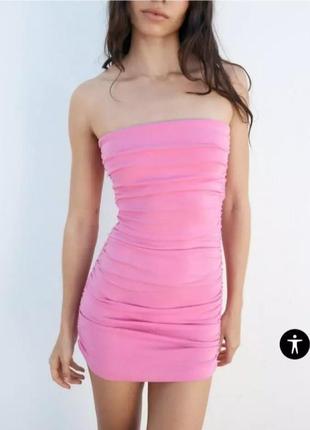 Плаття сарафан бандо zara.