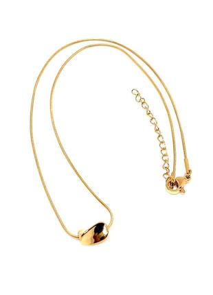 Тренд нержавіюча сталь жіночий золотистий ланцюжок кольє чокер намисто кулон