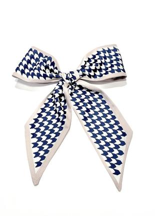 Сатинова стрічка твіллі на сумку для волосся на шию шарфик платок косинка хустка аксессуар