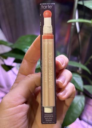 Tarte maracuja juicy plumping lip oil rose- олія для збільшення об'єму губ