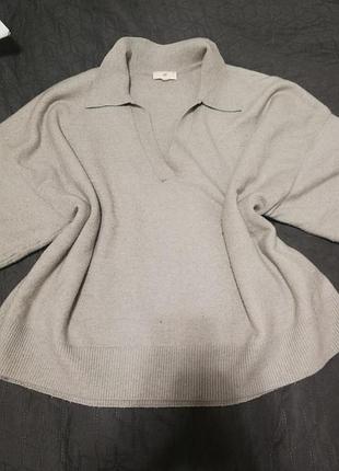 Теплый свитер поло пастельного цвета h&amp;m 6