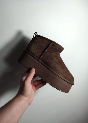 UGG boot Svarta ankelboots med snörning premium