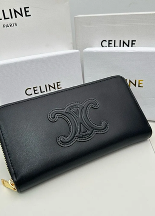 Женский кошелек - клатч celine черный
