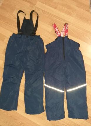 Дитячі термо штани напівкомбінезон reime lassye 110- 116, 128-134