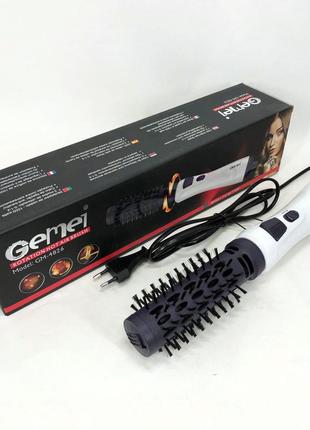Фен-щетка для волос фен, вращающийся gemei gm-4826, фен с насадкой брашинг, щетка для вращающихся волос
