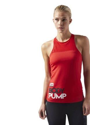 Женская майка с мягкой чашкой bodypump reebok оригинал lm les mills