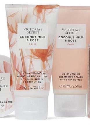 Набор косметики victoria’s secret coconut milk & rose