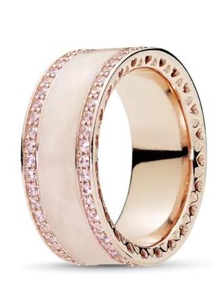 Серебряная кольца pandora rose