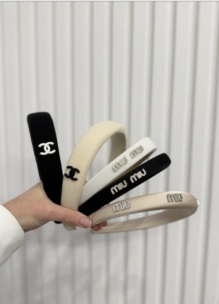 Обруч miumiu та chanel
