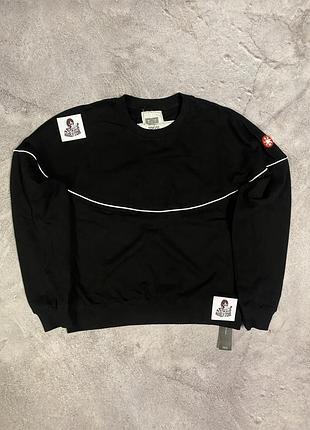 Cav empt sweater sweatshirt black with white line