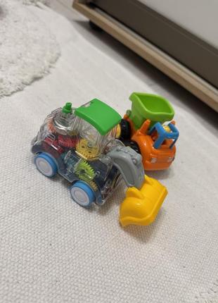 Детские машинки, эскаватор и камаз детский