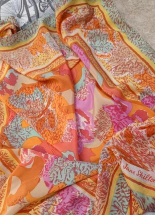 Винтажный шелковый платок jane shilton