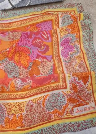 Винтажный шелковый платок jane shilton4 фото