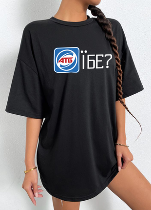 Черная женская футболка
