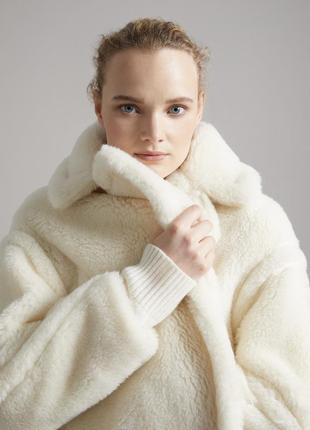 Шуба max mara натуральная овчина