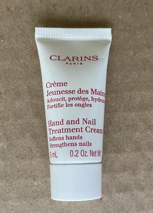 Clarins hand&nail treatment care крем для рук и ногтей 8ml