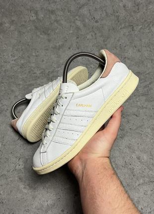 Шкіряні кросівки adidas originals earlham gx6991
