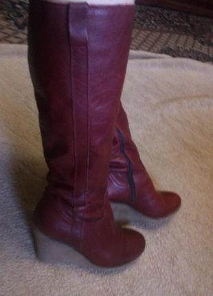 Продам шкіряні чоботи