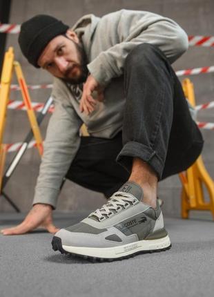 Мужские кроссовки lacoste grey/black