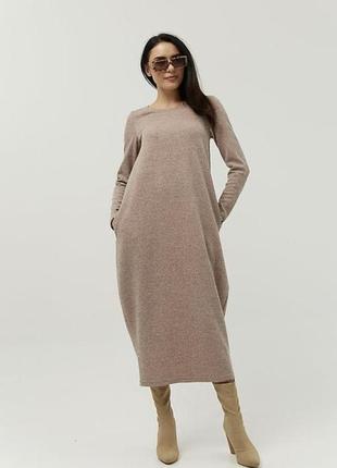 Рожева кежуал сукня для вагітних garne l-xl