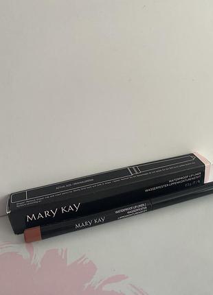 Водостойкий карандаш-лайнер для губ mary kay бежевый нюд