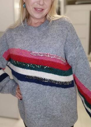Шикарный теплющий свитерок шерсть кашемир турция люкс качество батал2 фото
