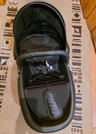 Детская коляска универсальная 3 в 1 bonbonle ab-906 black (черный)