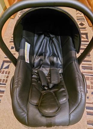 Детская коляска универсальная 3 в 1 bonbonle ab-906 black (черный)