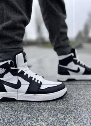 Высокие кроссовки nike air jordan 1,оригинал