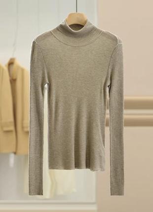 Тонкий гольф водолазка