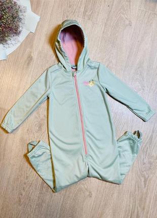 Детский комбинезон софтшелл / дождевик для девочки 110/116 см lupilu