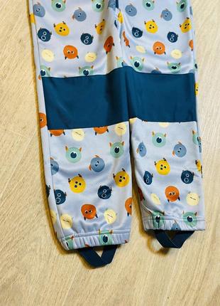 Детский комбинезон софтшелл / дождевик для мальчика 110/116 см lupilu5 фото