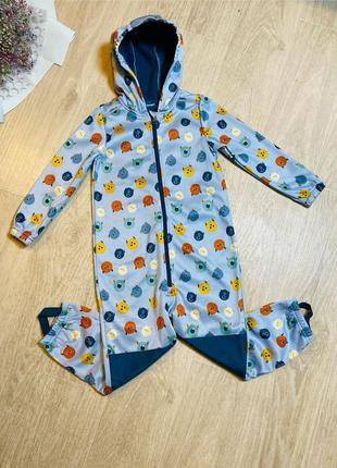 Детский комбинезон софтшелл / дождевик для мальчика 110/116 см lupilu