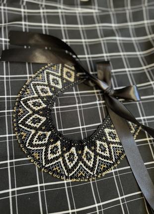 Силянка, криза, кольє, намисто, виріб з бісеру, етно виріб, кольє