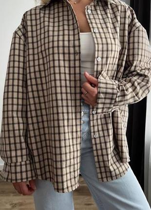 Сорочка oversize🤎