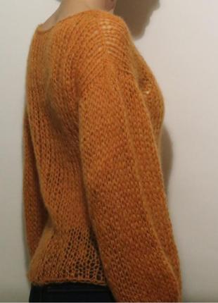 Кофта рыжая паутинка xs-s