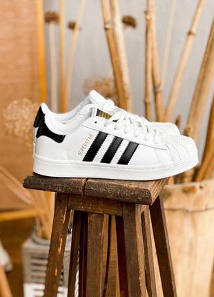 Женские кроссовки adidas superstar black, кеды адедас суперстар женские,