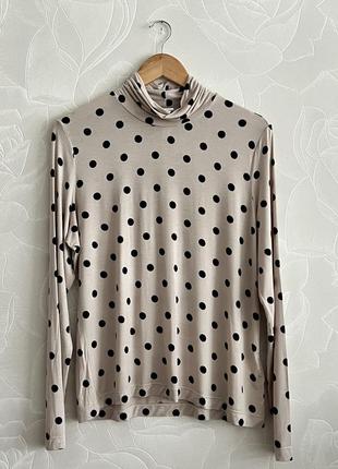 H&m водолазка в горошек.
