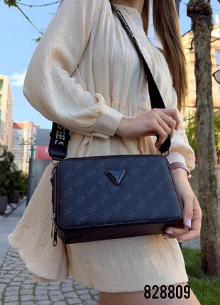 Сумка guess широкий ремінь