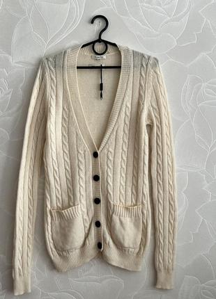 Massimo dutti вязаный кардиган, шерсть кашемир.